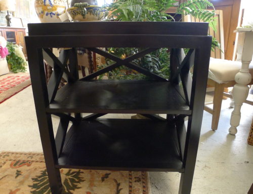 End Table, Solid Wood Two Shelves Pull out Shelf $225